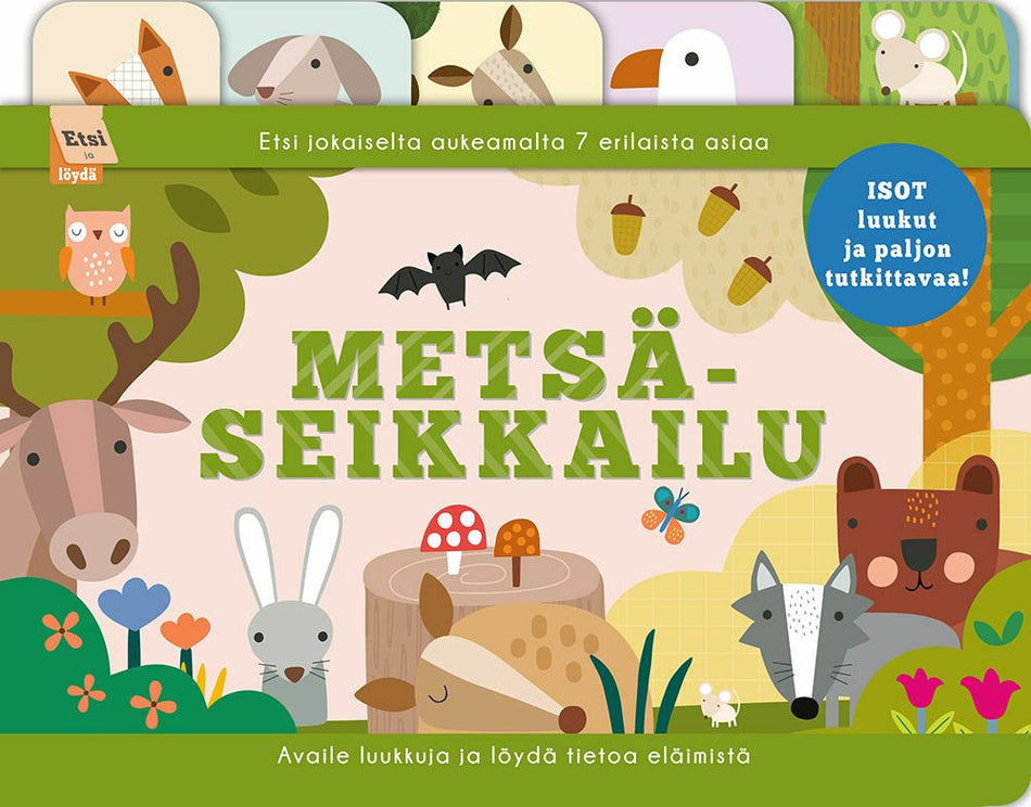 Valokuva kirjasta  Metsäseikkailu, kuuluu tuoteryhmään Lasten kuvakirjat.