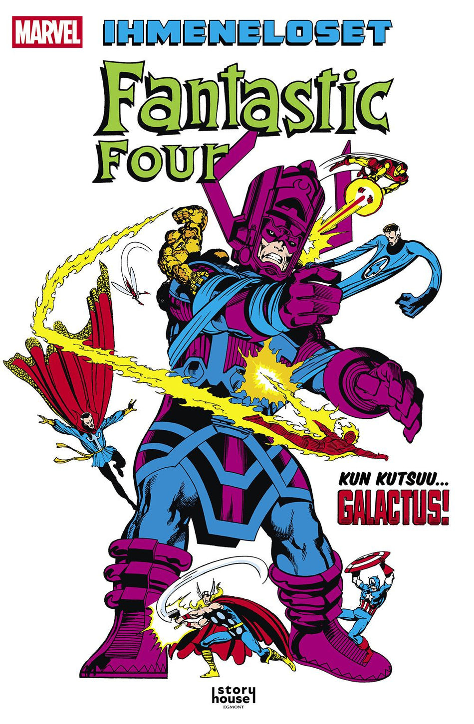 Valokuva kirjasta John Byrne Ihmeneloset: Kun kutsuu... Galactus!, kuuluu tuoteryhmään Sarjakuvat.