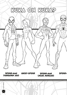 Marvel Spider-Man Vauhdikas värityskirja