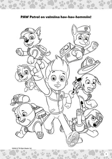 Ryhmä Hau - Paw Patrol Aina valmiina! Värityskirja