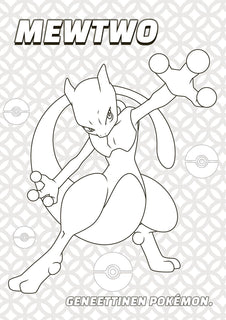 Pokémon värityskirja: Legendaariset ja myyttiset Pokémonit