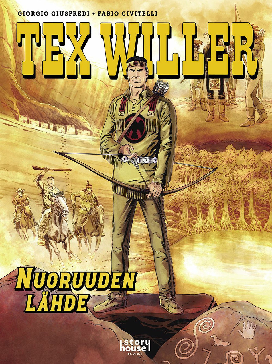 Valokuva kirjasta Giorgio Giusfredi Tex Willer Värialbumi 7: Nuoruuden lähde, kuuluu tuoteryhmään Sarjakuvat.
