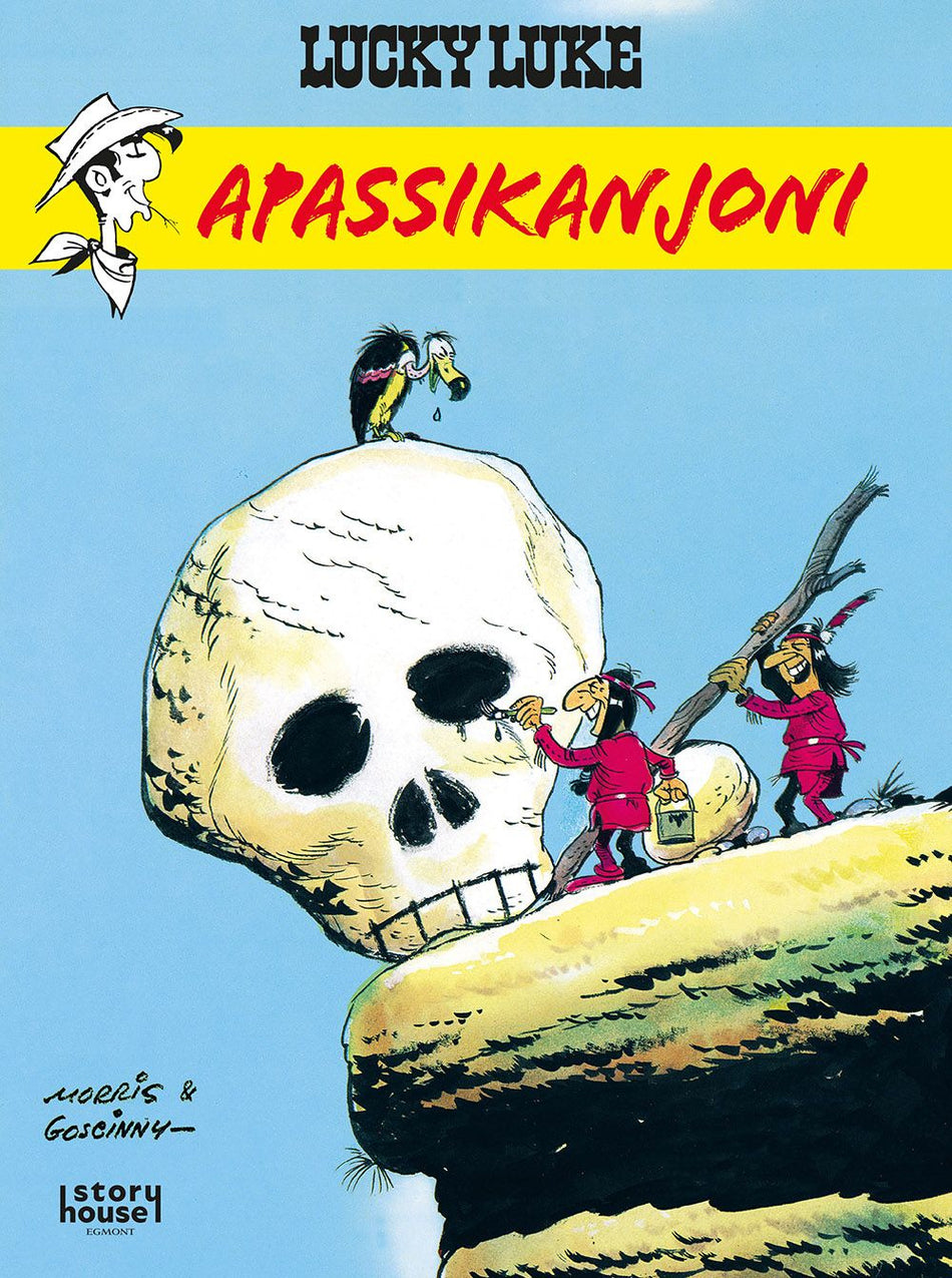 Valokuva kirjasta René Goscinny Lucky Luke 37: Apassikanjoni, kuuluu tuoteryhmään Sarjakuvat.