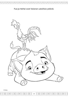 Disney Vaiana 2 värityskirja