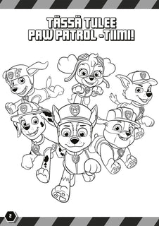 Ryhmä Hau - PAW Patrol Puuhaa, väritä ja tarroita