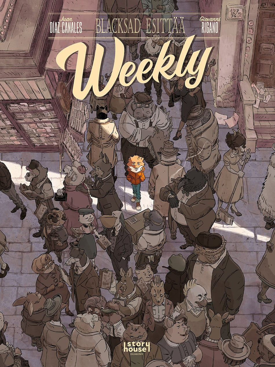 Valokuva kirjasta Juan Diaz Canales Blacksad esittää: Weekly, kuuluu tuoteryhmään Sarjakuvat.