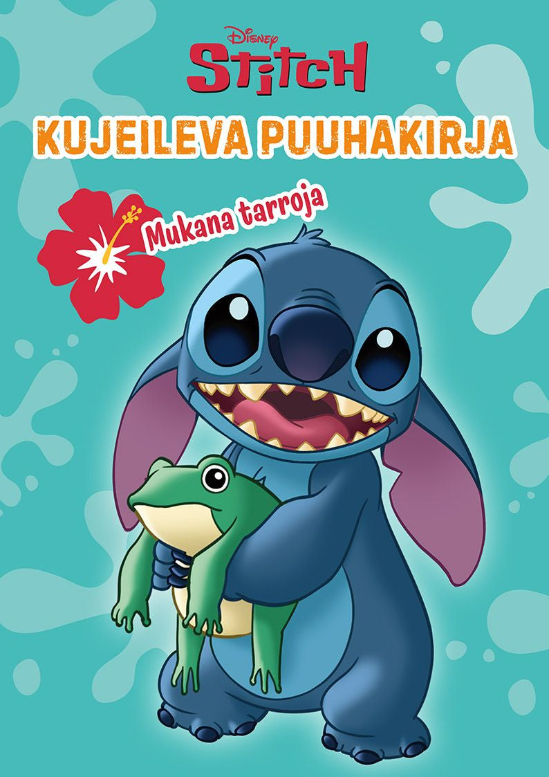 Valokuva kirjasta  Disney Stitch Kujeileva puuhakirja, kuuluu tuoteryhmään Väritys-puuhakirjat.