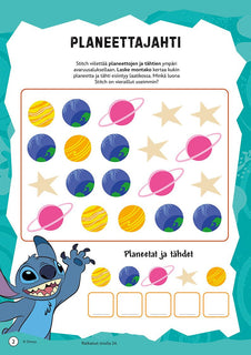 Disney Stitch Kujeileva puuhakirja