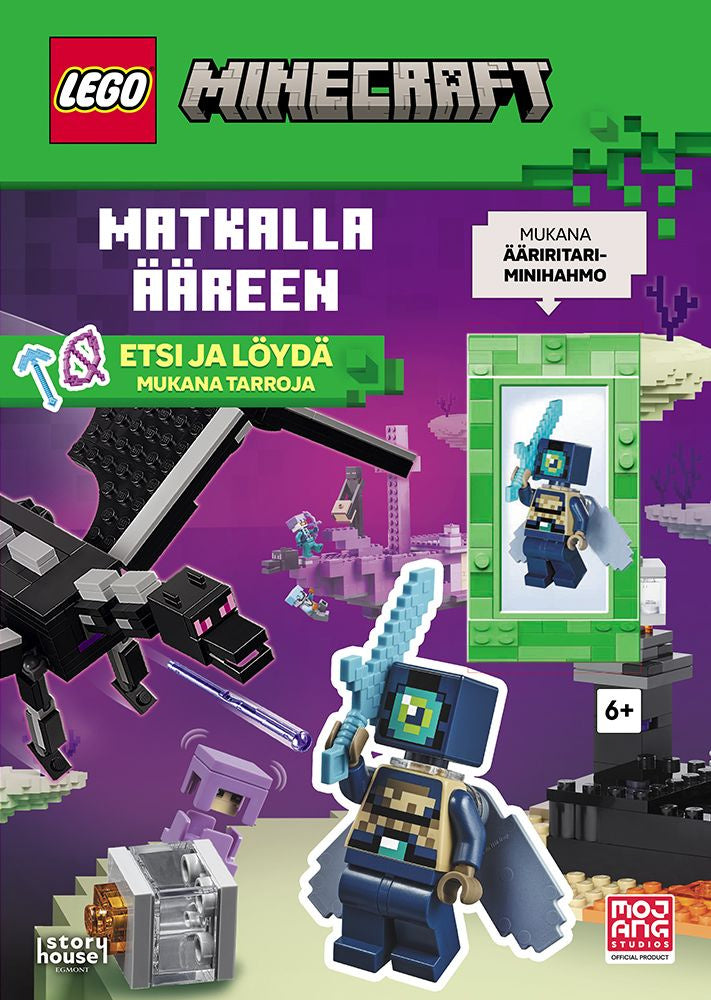 Valokuva kirjasta  LEGO Minecraft Matkalla Ääreen puuhakirja + lelu, kuuluu tuoteryhmään Väritys-puuhakirjat.