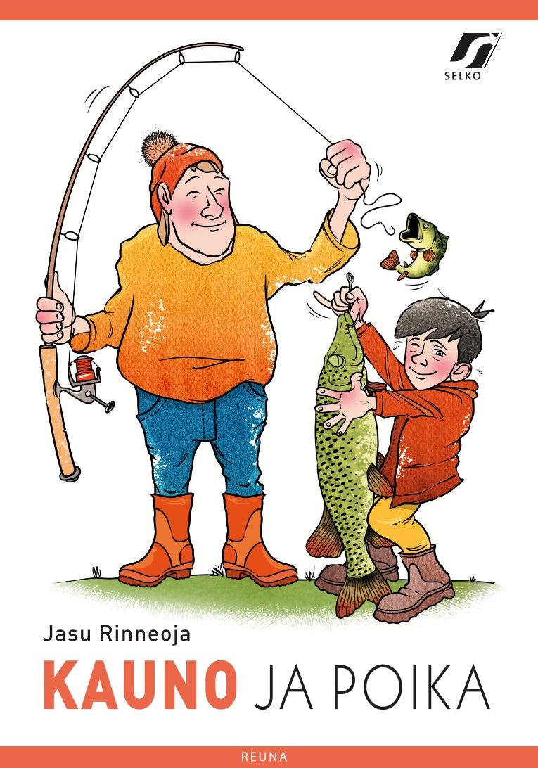 Valokuva kirjasta Jasu Rinneoja Kauno ja poika, kuuluu tuoteryhmään Huumorikirjat.