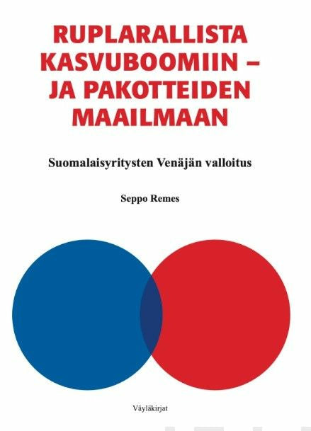Valokuva kirjasta Seppo Remes Ruplarallista kasvuboomiin – ja pakotteiden maailmaan, kuuluu tuoteryhmään Talous yhteiskunta.