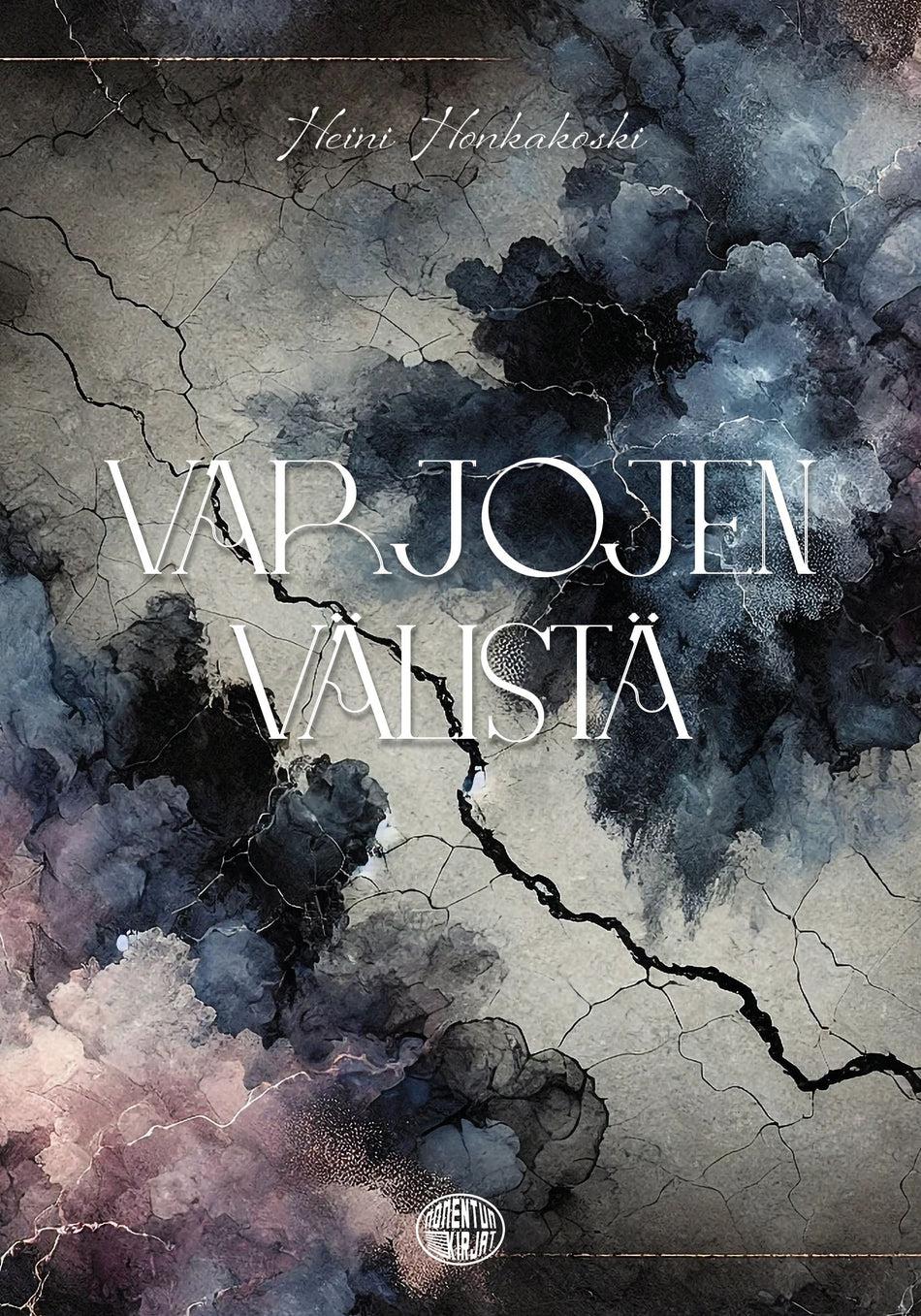 Valokuva kirjasta Heini Honkakoski Varjojen välistä, kuuluu tuoteryhmään Runot.