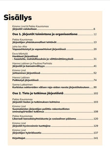 Järjestöt valokeilassa