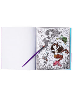 Maalaa vedellä Merenneidot - puuhakirja 8-99 v