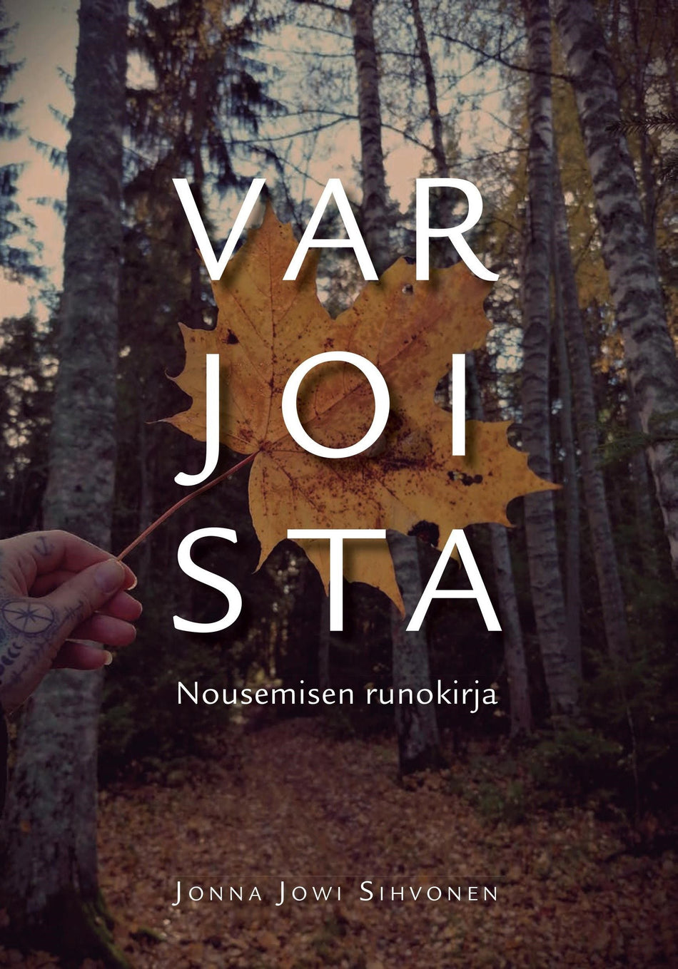 Valokuva kirjasta Jonna Jowi Sihvonen Varjoista, kuuluu tuoteryhmään Runot.