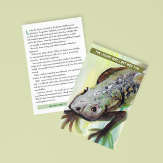 Lizard who lost her tail -satukortit, The