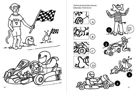 Hilpertti Hiiren ja ystävien värityskirja + tehtäviä