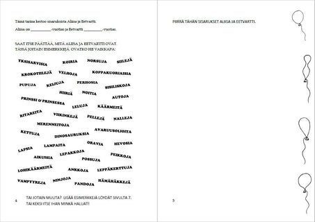 Aliisa ja Eetvartti & kaverisynttärit