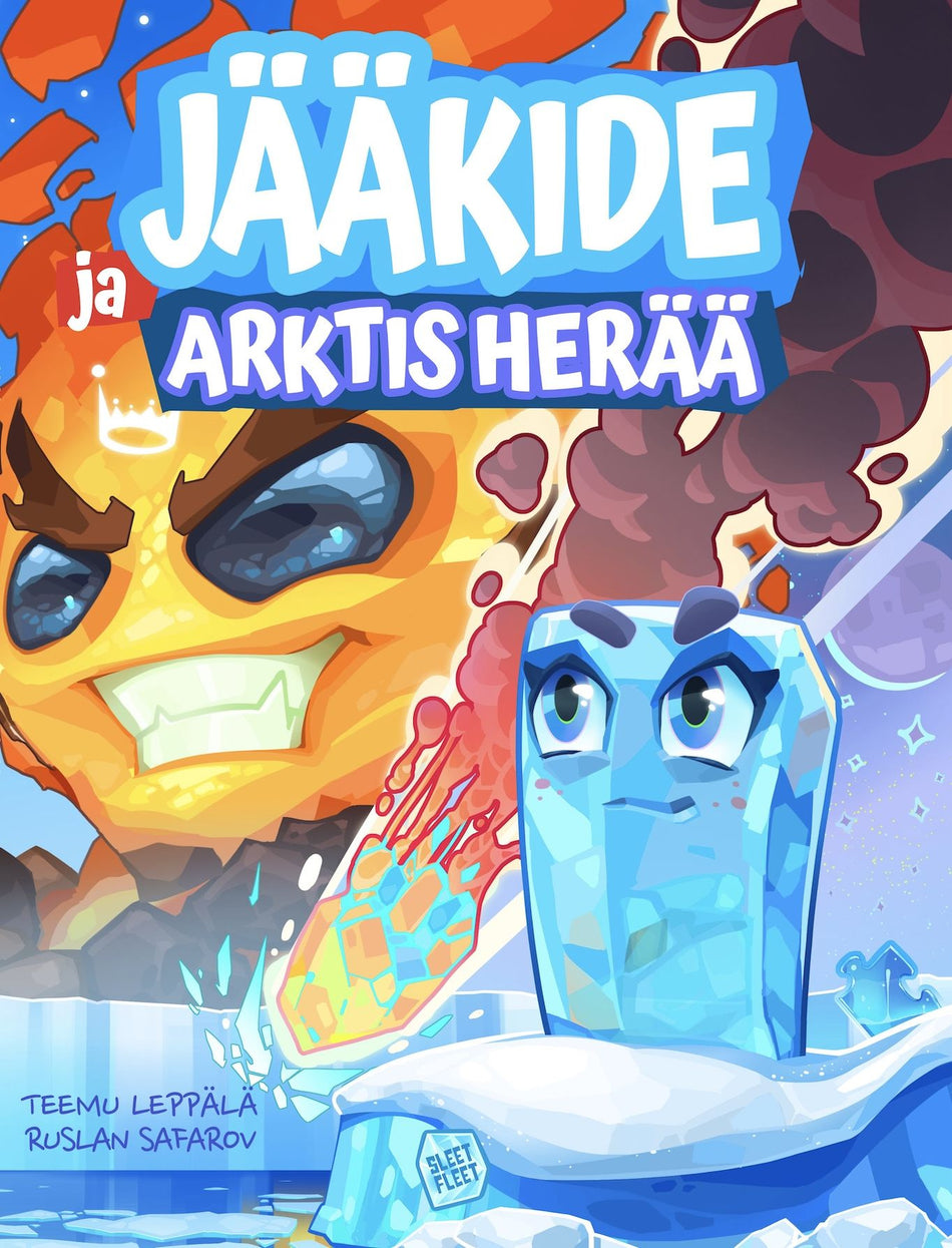 Valokuva kirjasta Teemu Leppälä Jääkide ja Arktis herää, kuuluu tuoteryhmään Lasten romaanit lorut ja runot.