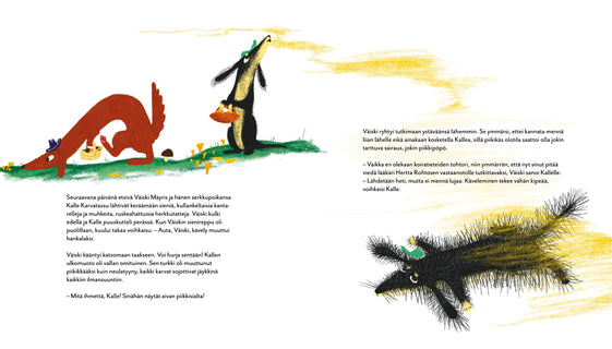 Outo pöpö Haukkumaassa