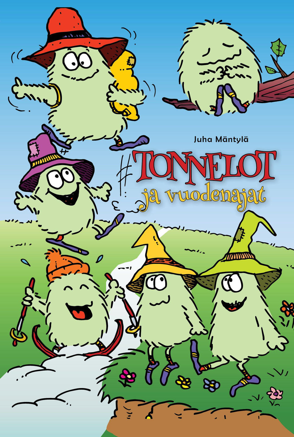 Valokuva kirjasta Juha Mäntylä Tonnelot ja vuodenajat, kuuluu tuoteryhmään Lasten romaanit lorut ja runot.