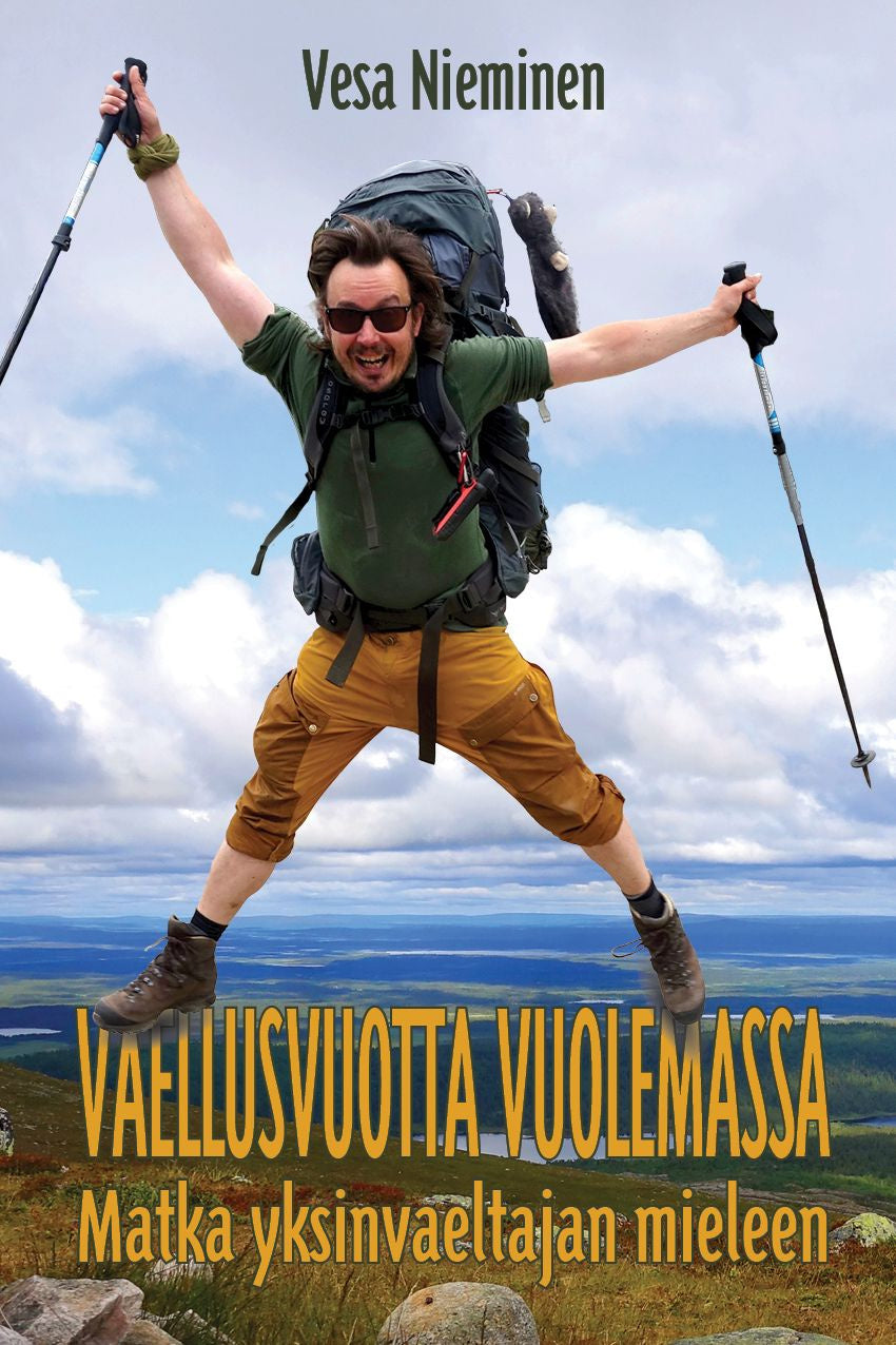 Valokuva kirjasta Vesa Nieminen Vaellusvuotta vuolemassa, kuuluu tuoteryhmään Muut kaunokirjat.