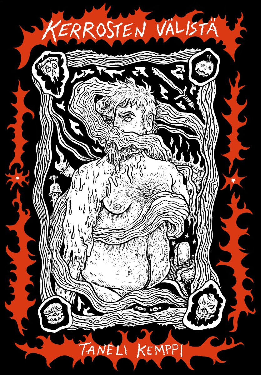 Valokuva kirjasta Taneli Kemppi Kerrosten välistä, kuuluu tuoteryhmään Sarjakuvat.