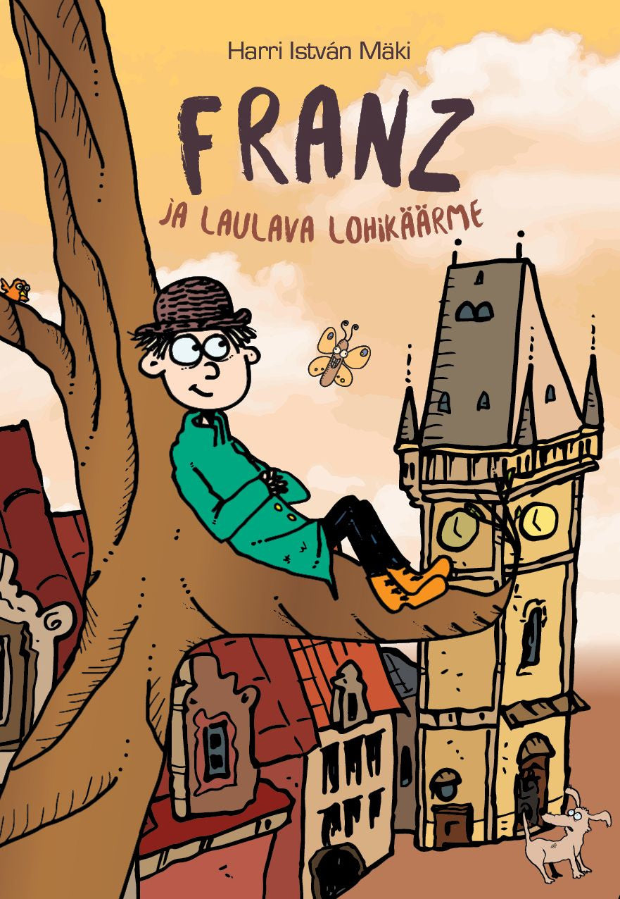 Valokuva kirjasta Harri István Mäki Franz ja laulava lohikäärme, kuuluu tuoteryhmään Lasten kuvakirjat.