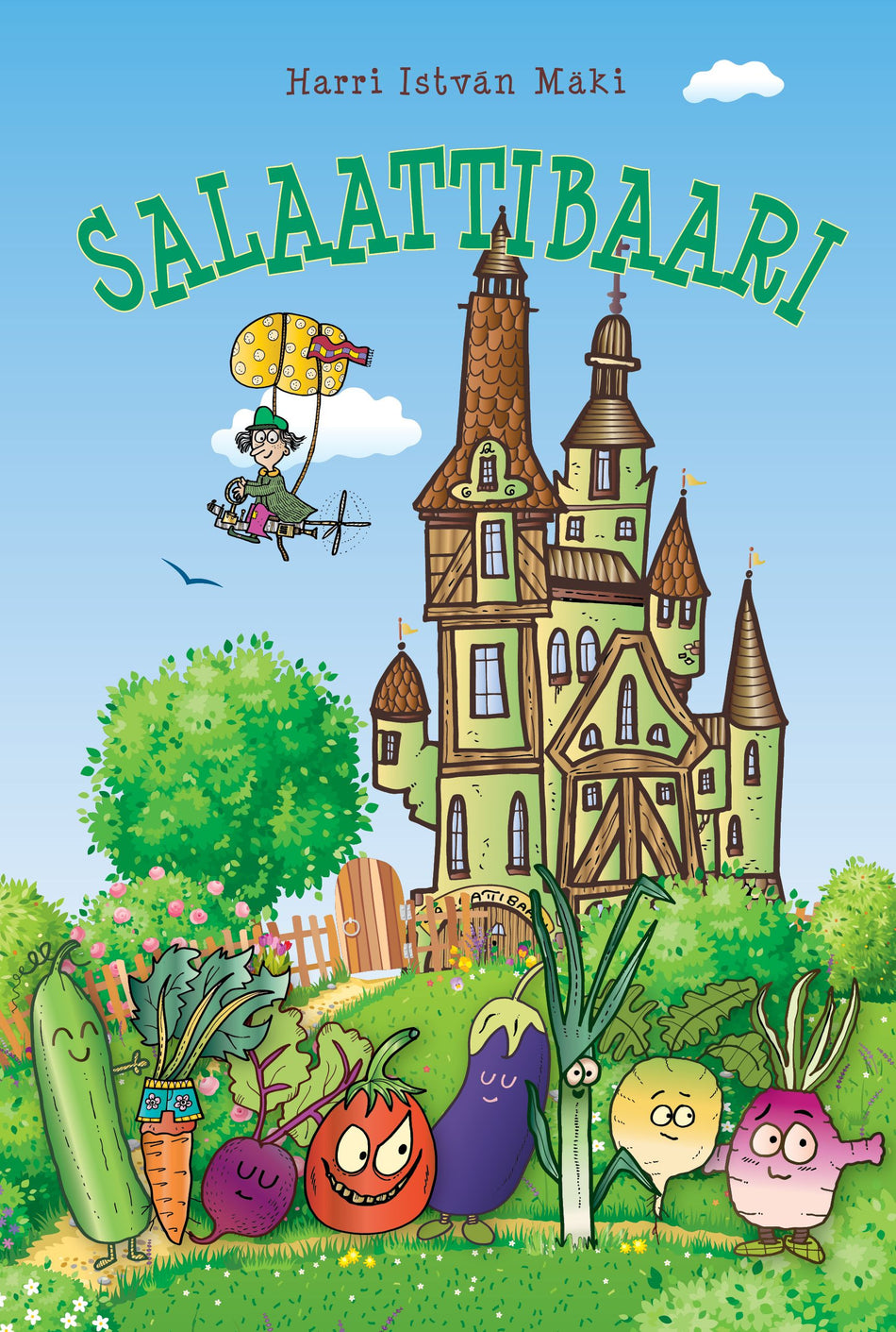 Valokuva kirjasta Harri István Mäki Salaattibaari, kuuluu tuoteryhmään Lasten kuvakirjat.