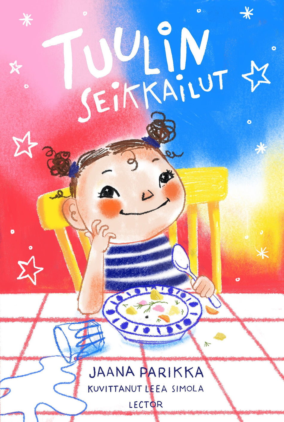 Valokuva kirjasta Jaana Parikka Tuulin seikkailut, kuuluu tuoteryhmään Lasten romaanit lorut ja runot.