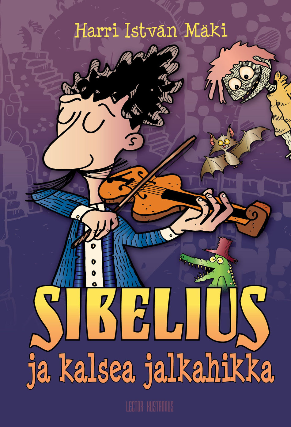 Valokuva kirjasta Harri István Mäki Sibelius ja kalsea jalkahikka, kuuluu tuoteryhmään Lasten kuvakirjat.