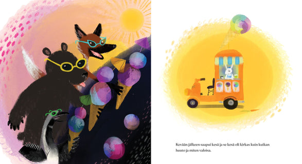 Pehmeä karhu ja suippokuonoinen kettu