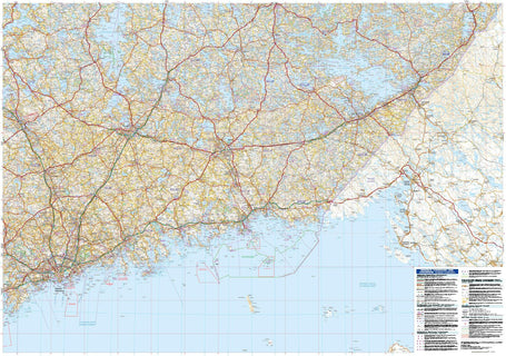 GT Tiekartta Etelä-Suomi 1:250 000