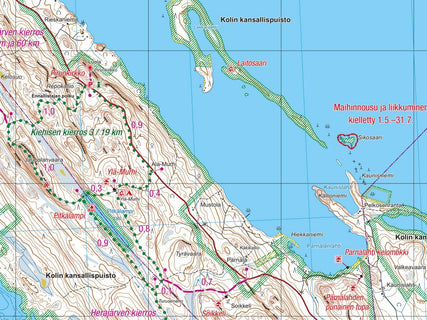 Koli Ruunaa Patvinsuo Petkeljärvi