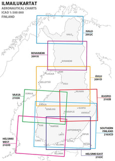 Southern Finland ilmailukartta