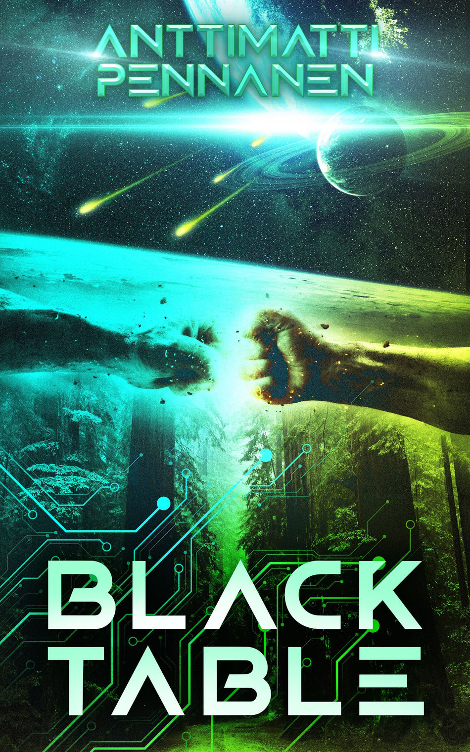 Valokuva kirjasta Anttimatti Pennanen Black Table, kuuluu tuoteryhmään Scifi-kirjat.