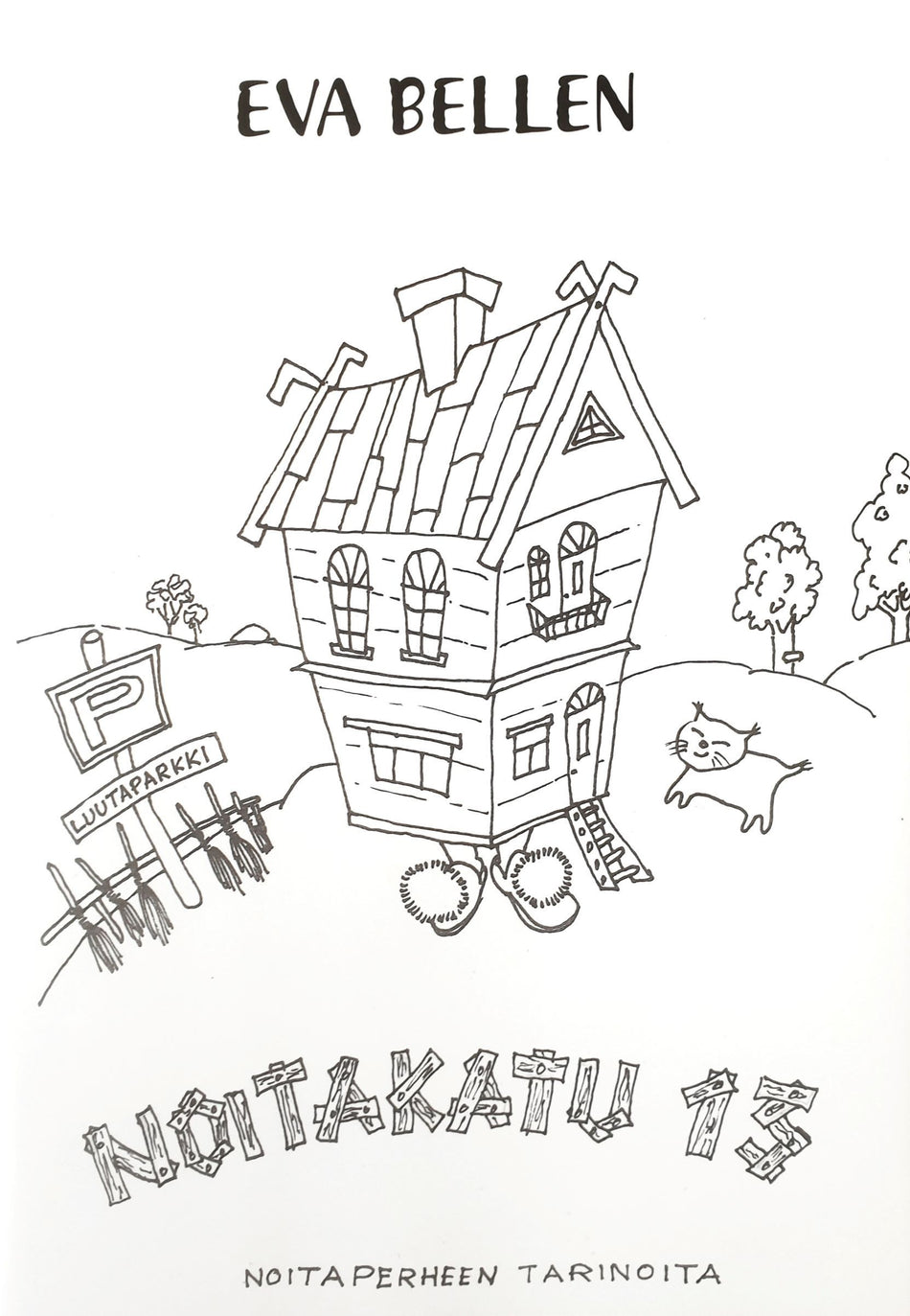 Valokuva kirjasta Eva Bellen Noitakatu 13, kuuluu tuoteryhmään Väritys-puuhakirjat.