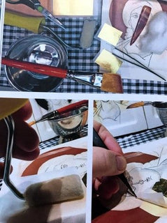 Opi kultaamaan ikoneita - Lär dif förgylla ikoner