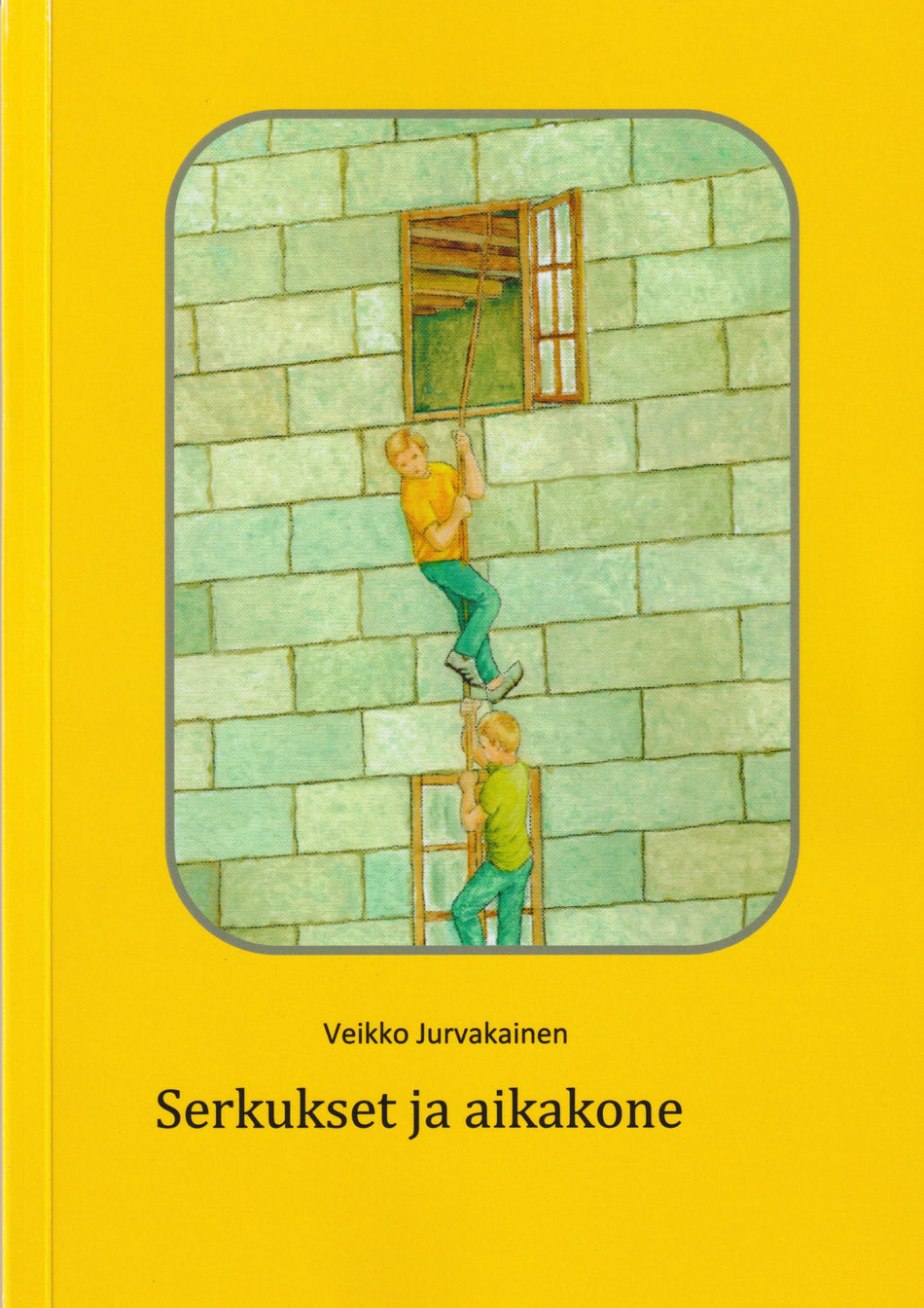 Valokuva kirjasta Veikko Jurvakainen Serkukset ja aikakone, kuuluu tuoteryhmään Lasten romaanit lorut ja runot.