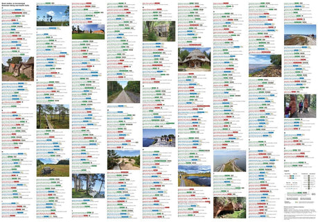 Estonian hiking and health trails map