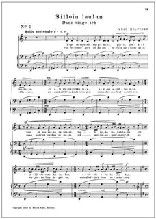 Kanteletar-lauluja op. 100 - Vihko 1 (laulut 1-8)