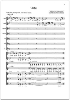 Vägehens otetut neidizet nuoriso- tai naiskuorolle, neljälle kuorosoloistlle, kertojalle ja kahdelle viisikieliselle kanteleelle