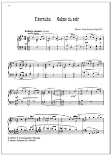 Tunnelmia / Impressions op.11 b for piano