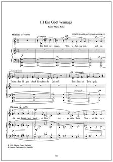 Fünf Sonette an Orpheus - Voice & piano