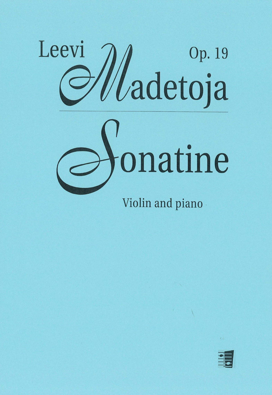 Valokuva kirjasta  Sonatine op 19, kuuluu tuoteryhmään Musiikki.