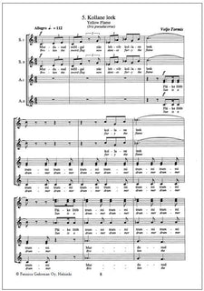 Kevadkillud - Spring Sketches for women's chorus