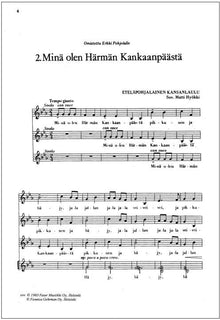 Kaksi kansanlaulua / Two Folk Songs for soloists and children's choir