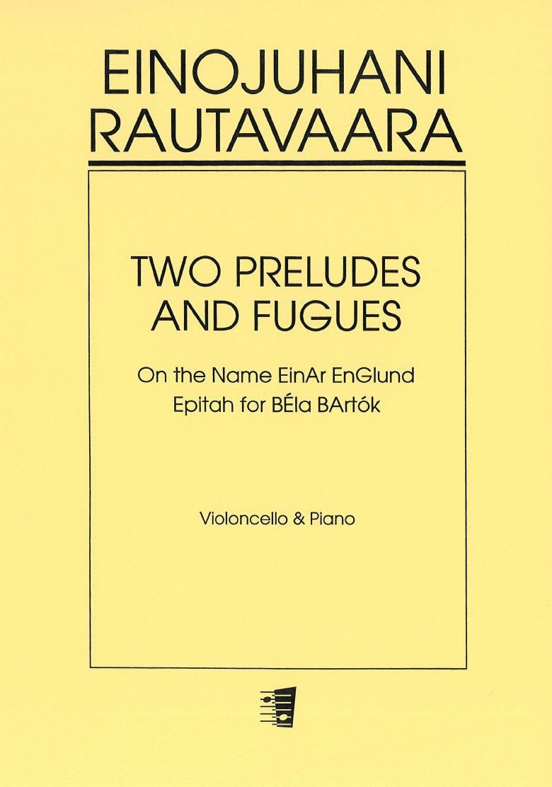 Valokuva kirjasta  Two Preludes and Fugues - Violoncello &amp; piano, kuuluu tuoteryhmään Musiikki.