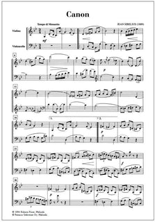 Canon for violin and cello