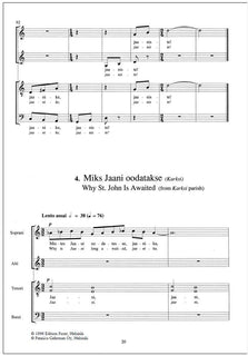 Jaanilaulud / St. John's Day Songs - Mixed choir